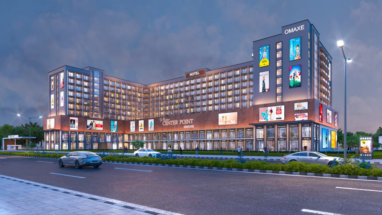 Omaxe Centre Point Amausi Studio Apartments